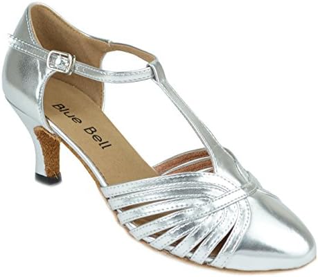 נעלי Bluebell בעבודת יד תחרות חתונה לנשים נעלי ריקוד Darla 2.5 עקב