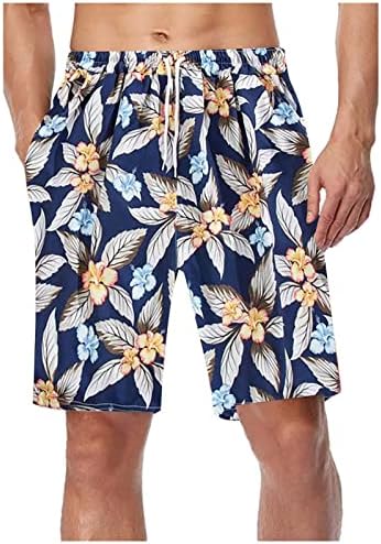 מכנסי לוח בהוואי אופנה גברים מגניבים בקיץ שחייה אתלטי לוח שחייה רופפים מכנסי שחייה ספורטיביים עם כיסים